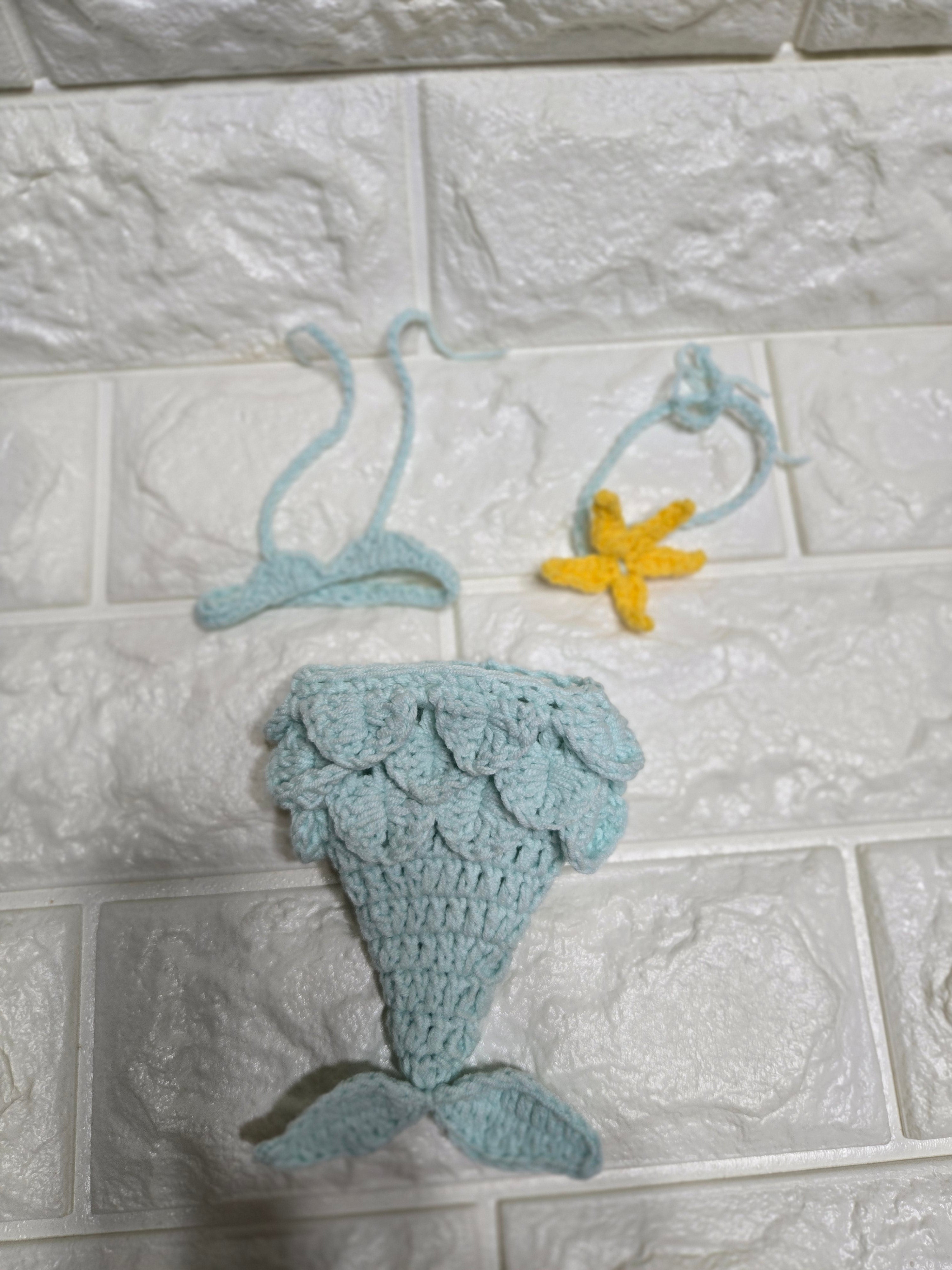 Crochet Kiki's mermaid dress pattern