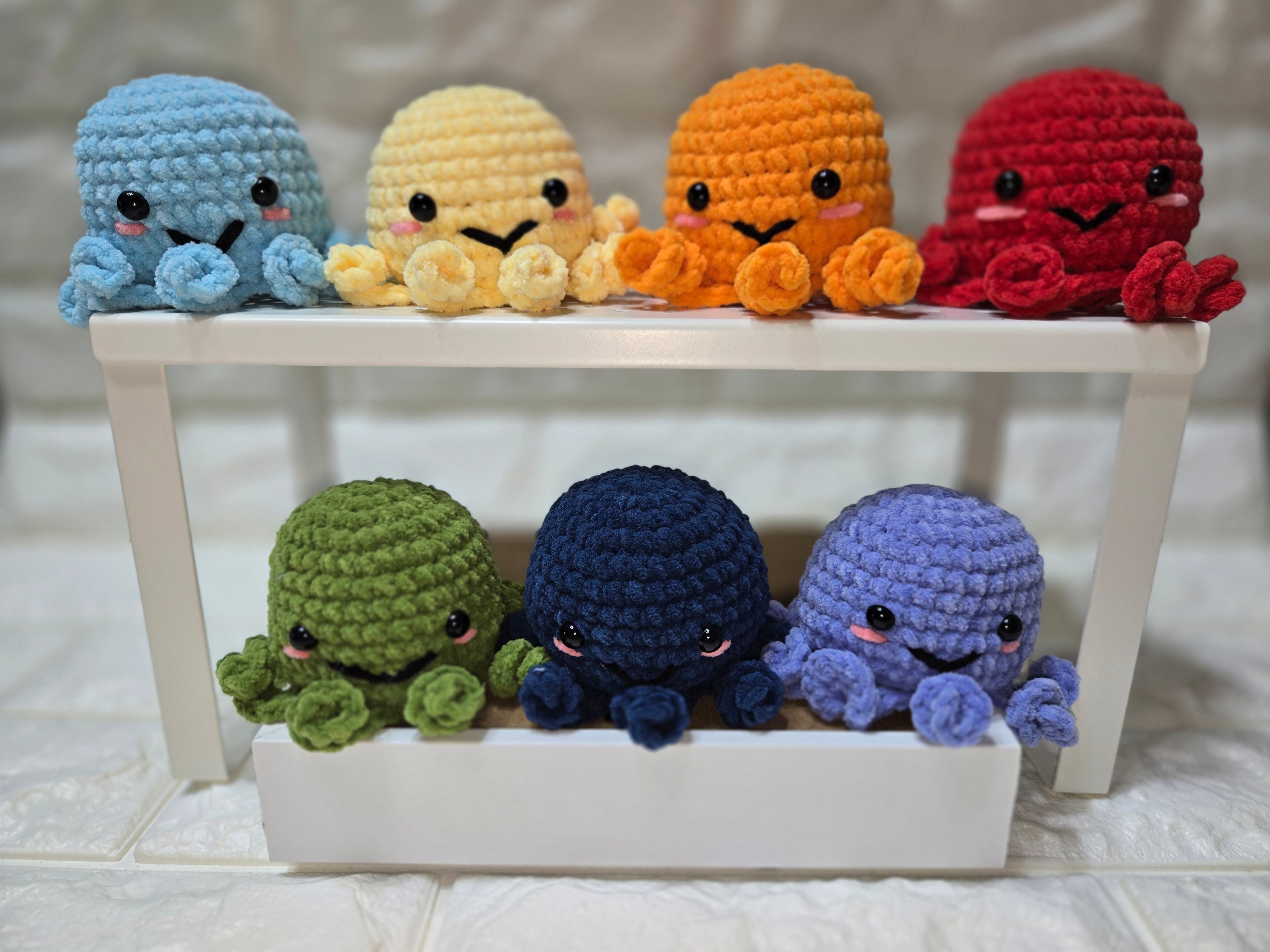 Crochet no sew octopus pattern