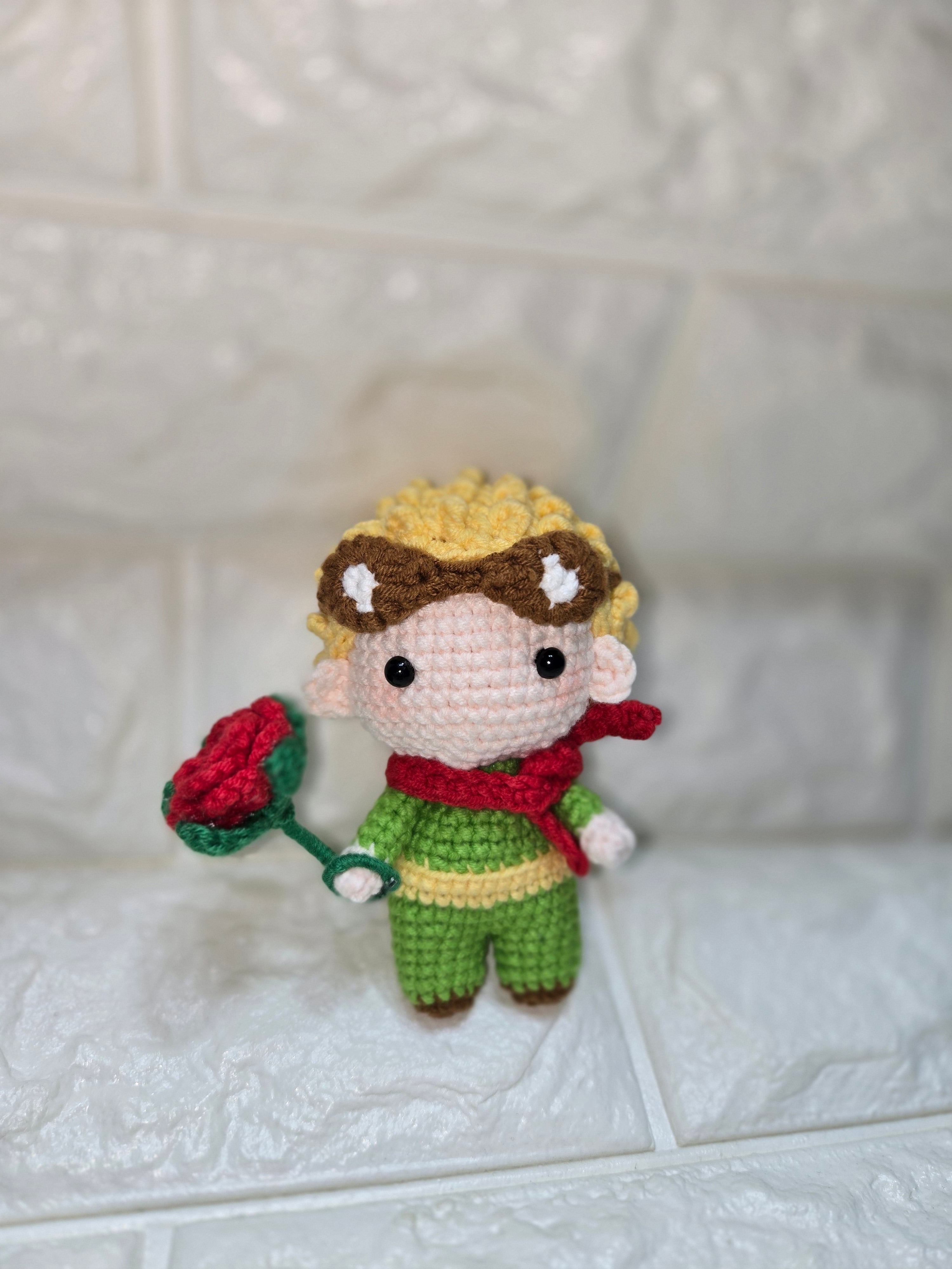 Crochet Little Prince and Mini no sew Fox