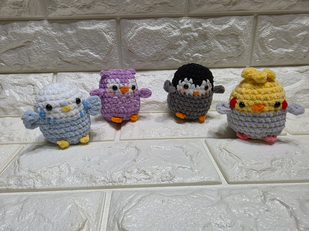 🐧 Cute Handmade Crochet Winter Birds