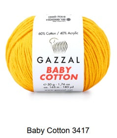 Gazzal Baby Cotton Yarn