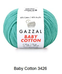 Gazzal Baby Cotton Yarn
