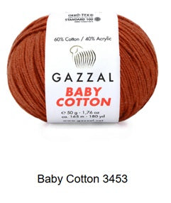 Gazzal Baby Cotton Yarn