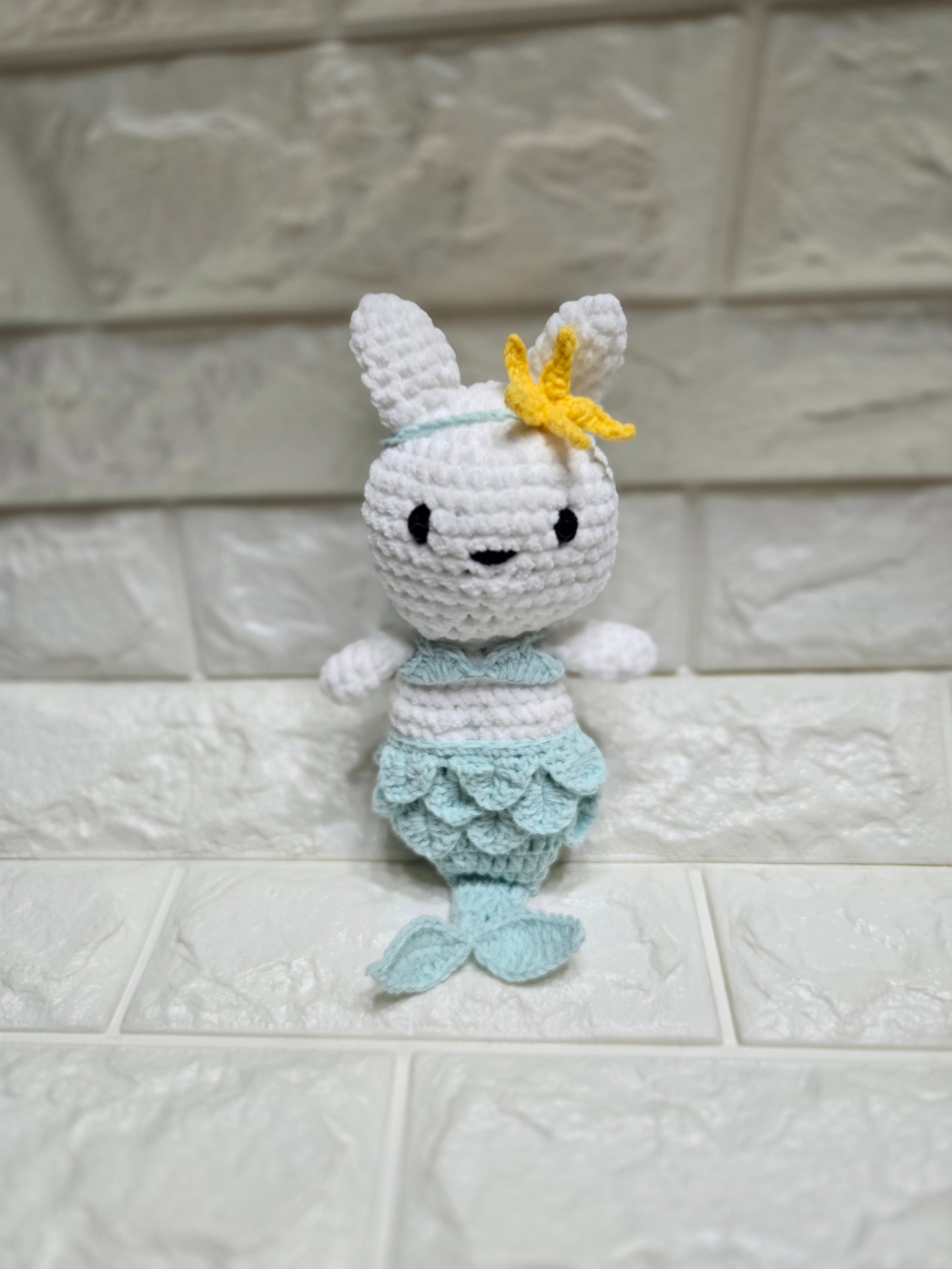 Crochet Kiki's mermaid dress pattern
