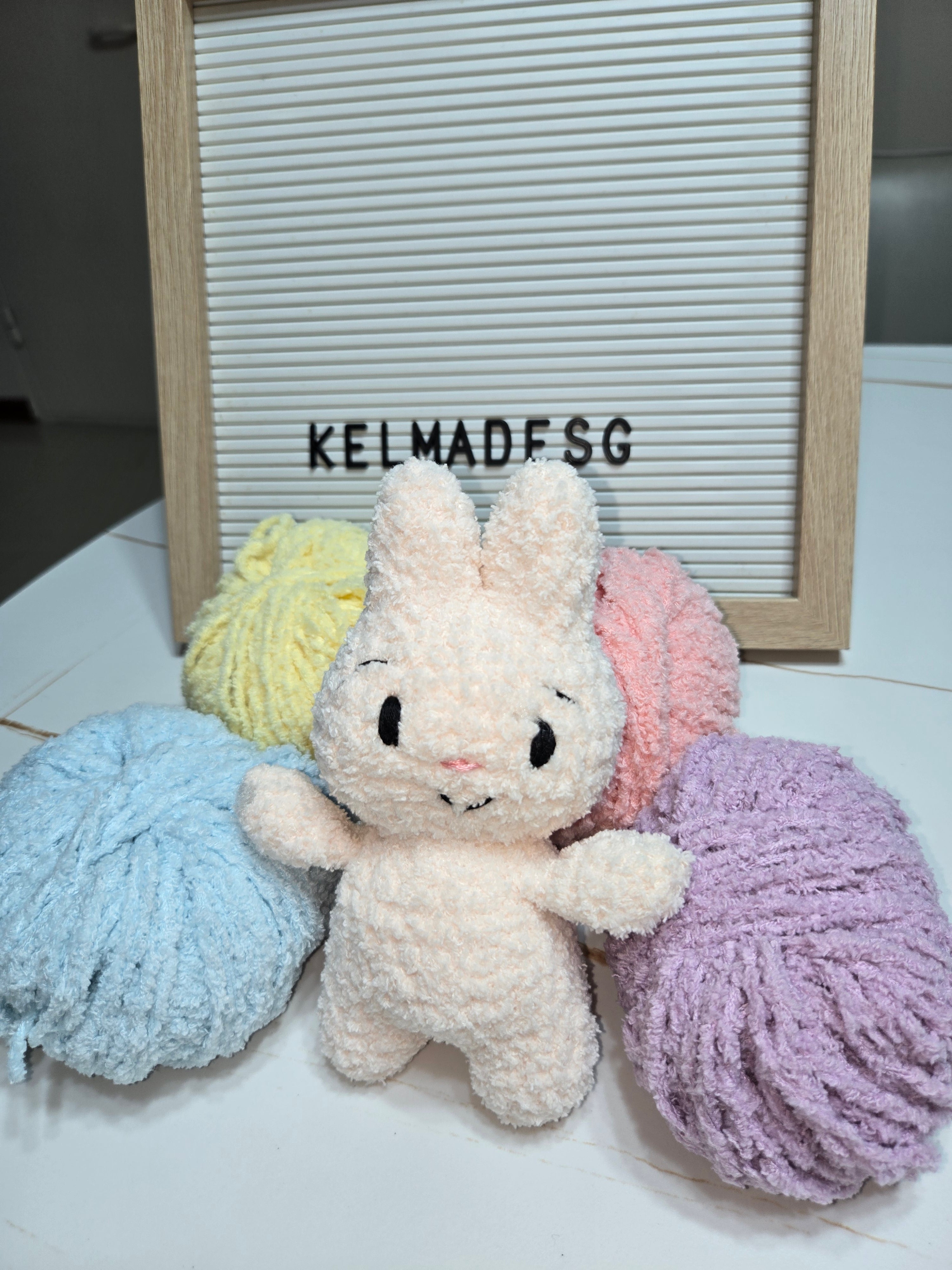 Crochet Kiki bunny doll pattern