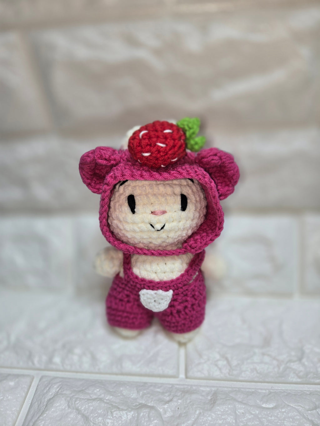 Crochet Kiki's bear suit pattern
