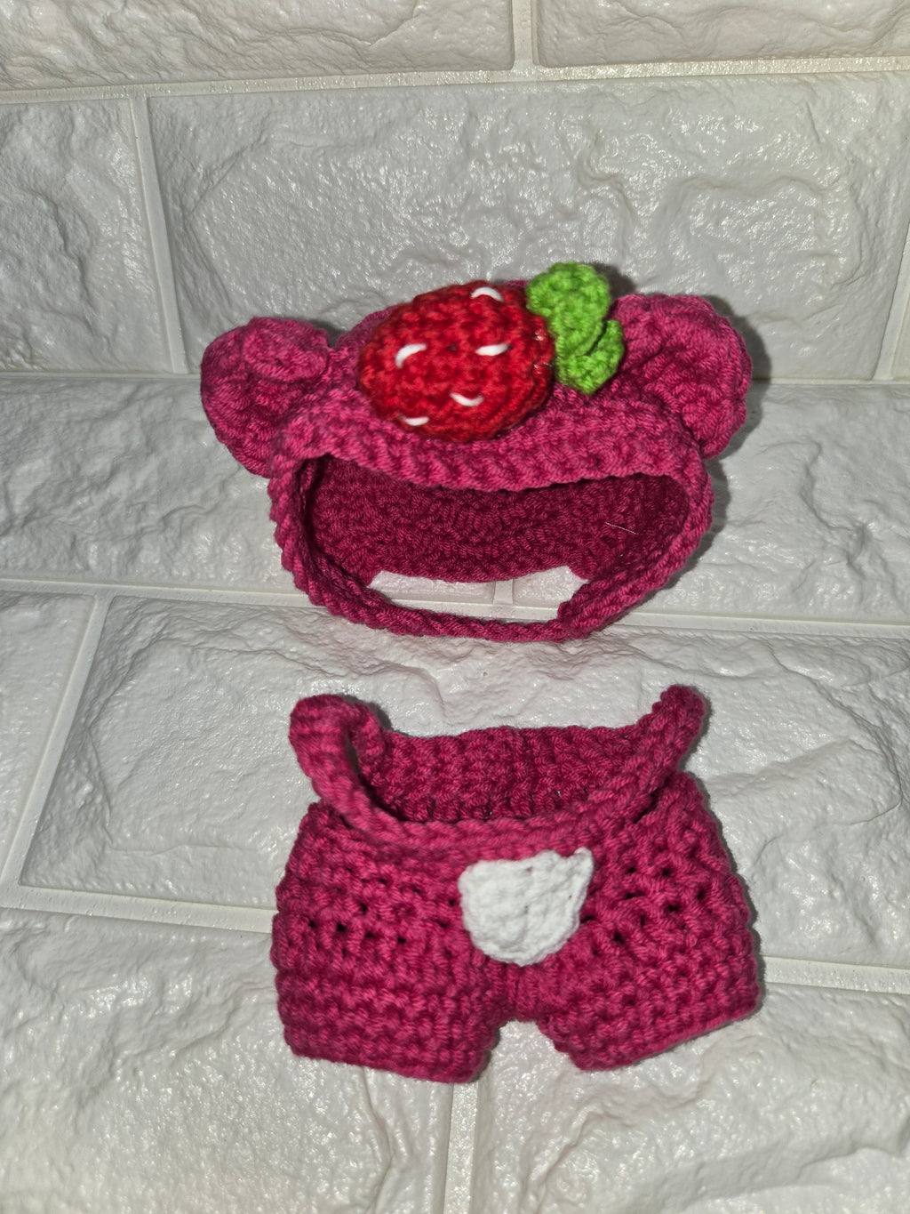Crochet Kiki's bear suit pattern
